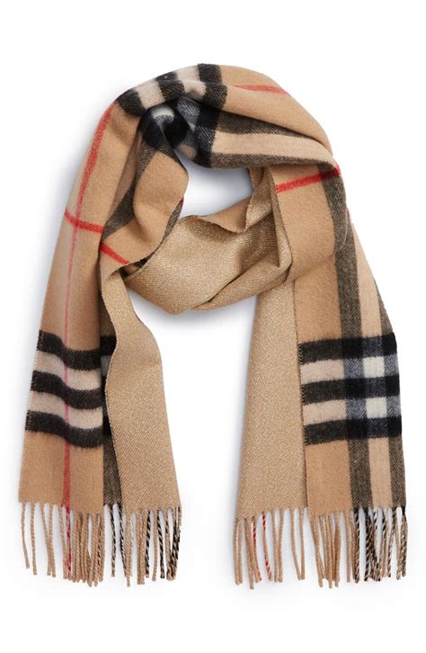 burberry oversized reversible check scarf nordstrom|Burberry Check Reversible Wool & Silk Scarf .